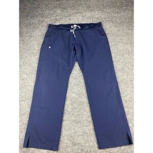 Figs Kade Technical Collection Scrubs Pants Women 2XL Tall Blue‎ Doctor Medical
